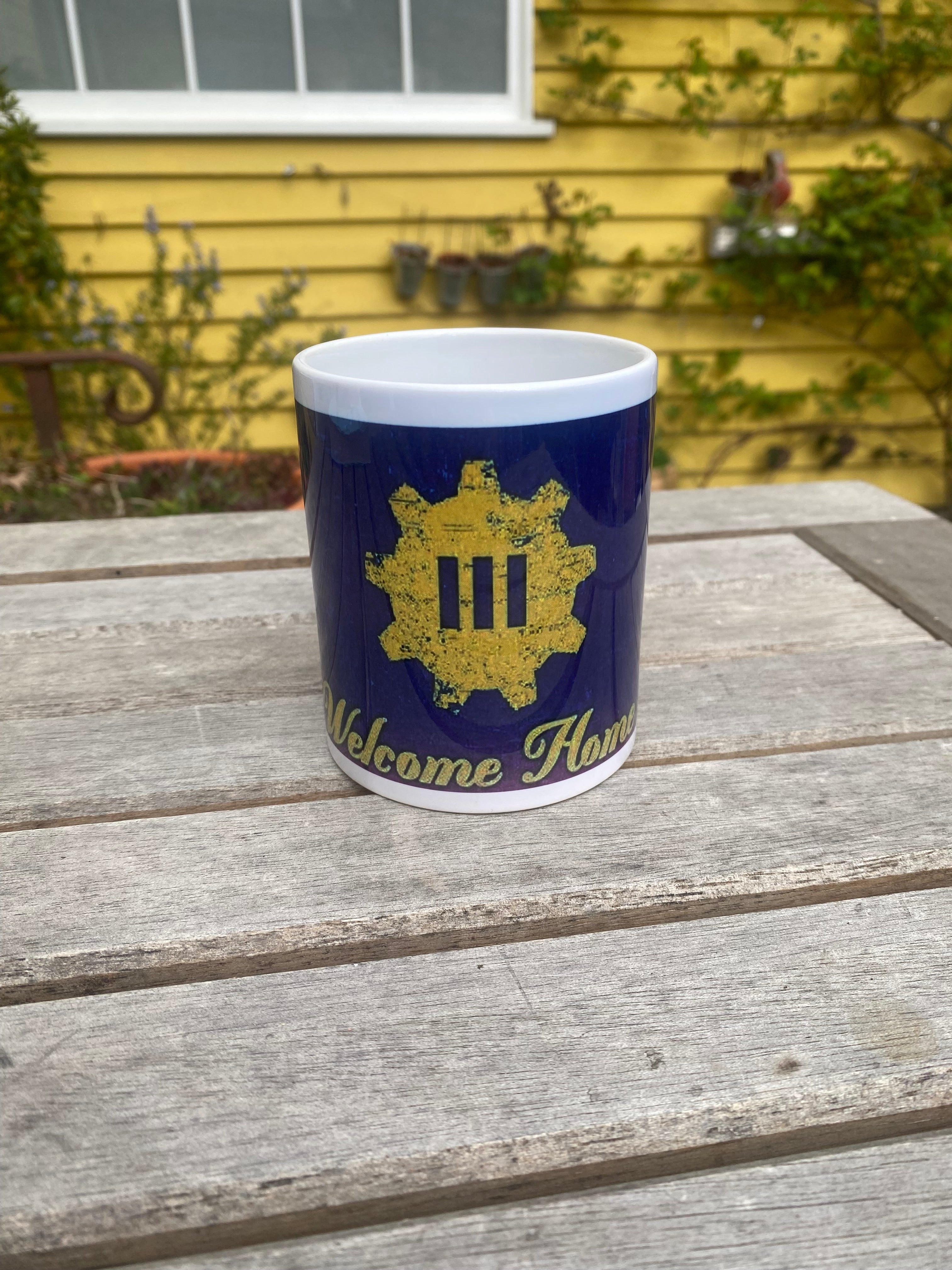 Welcome Home ~ Gamer mug quote (9oz/ 250ml)