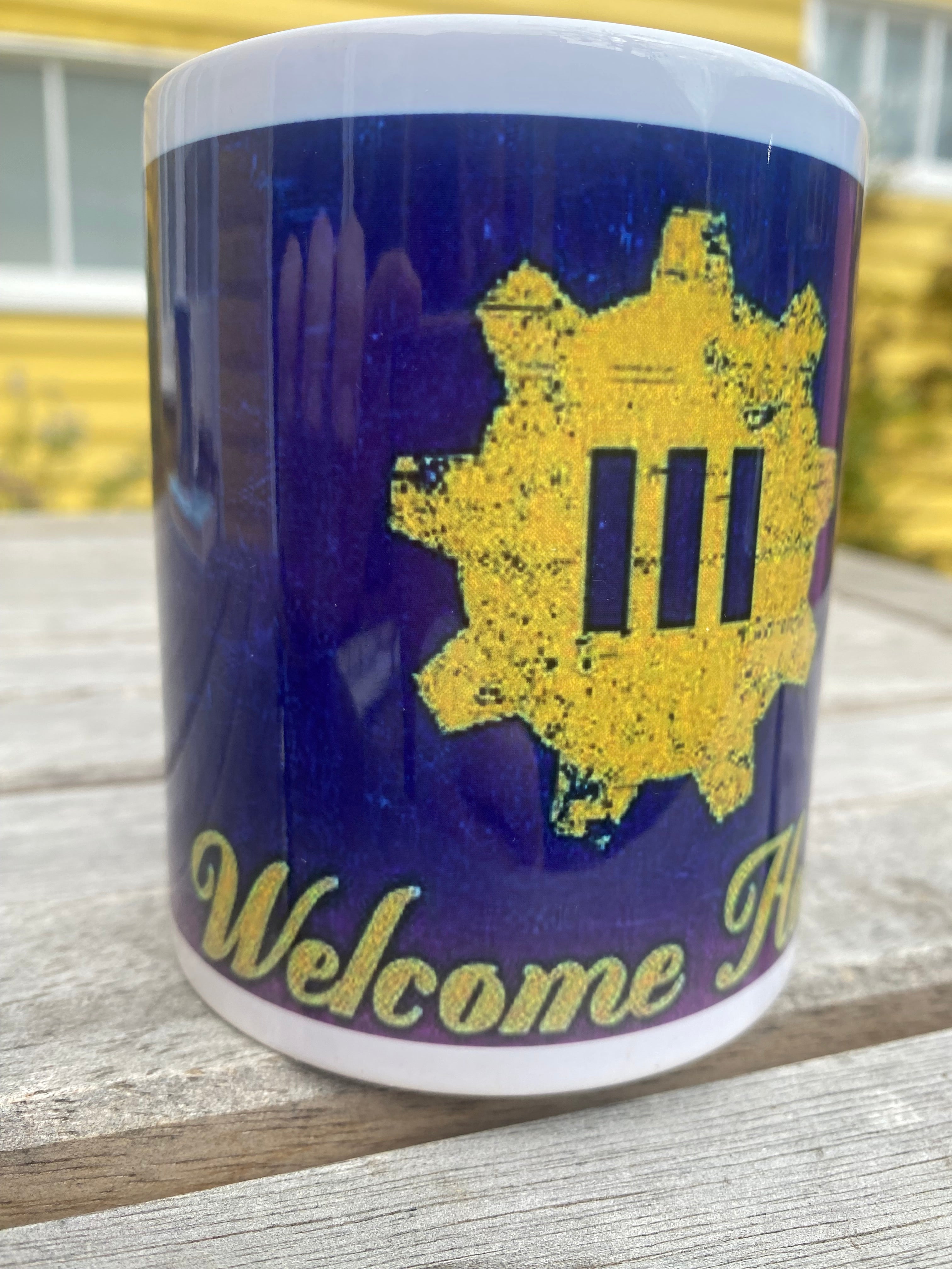 Welcome Home ~ Gamer mug quote (9oz/ 250ml)