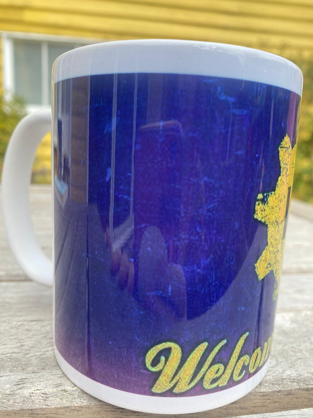 Welcome Home ~ Gamer mug quote (9oz/ 250ml)