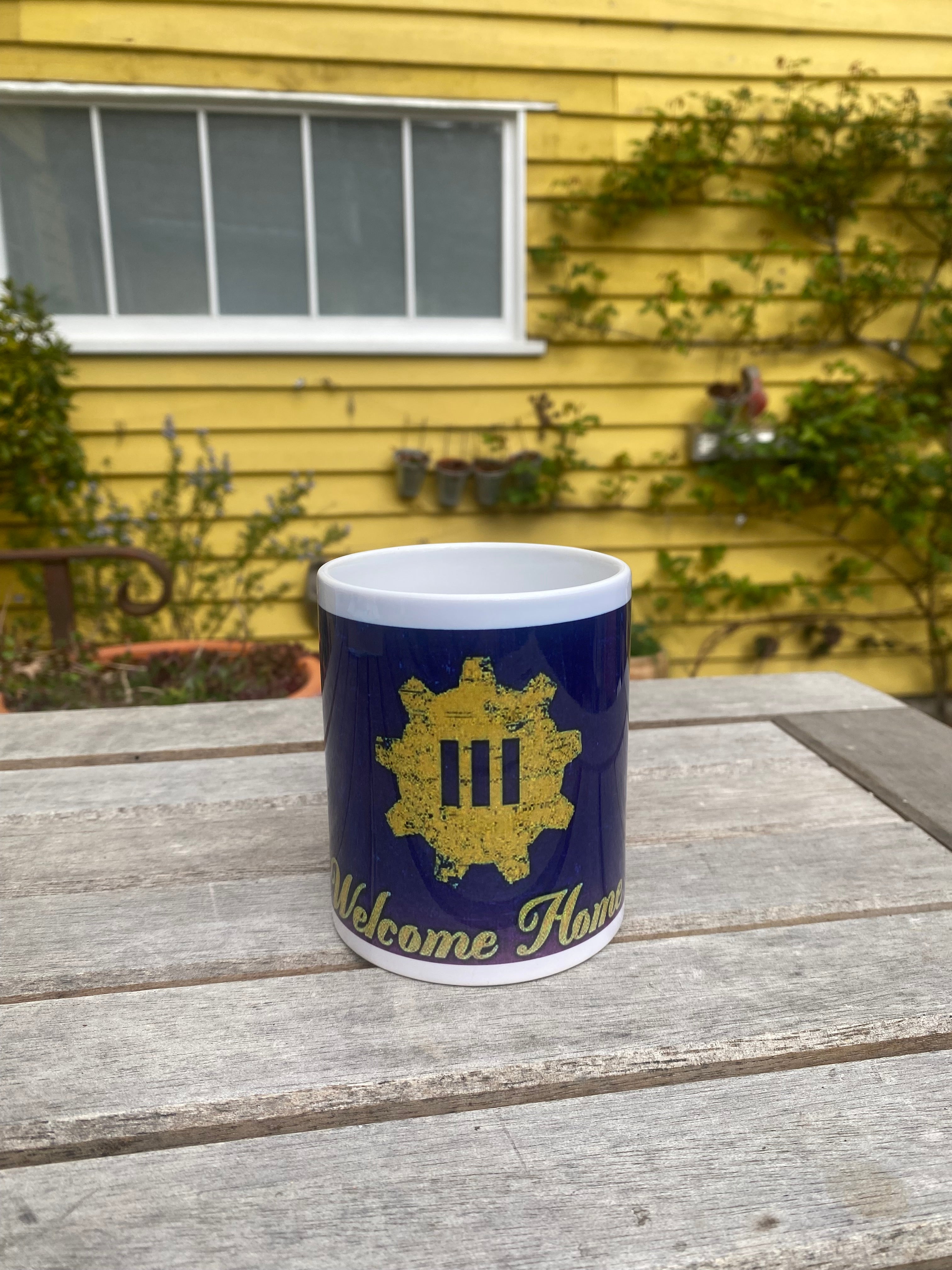 Welcome Home ~ Gamer mug quote (9oz/ 250ml)