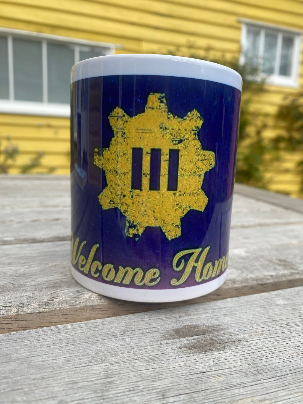 Welcome Home ~ Gamer mug quote (9oz/ 250ml)