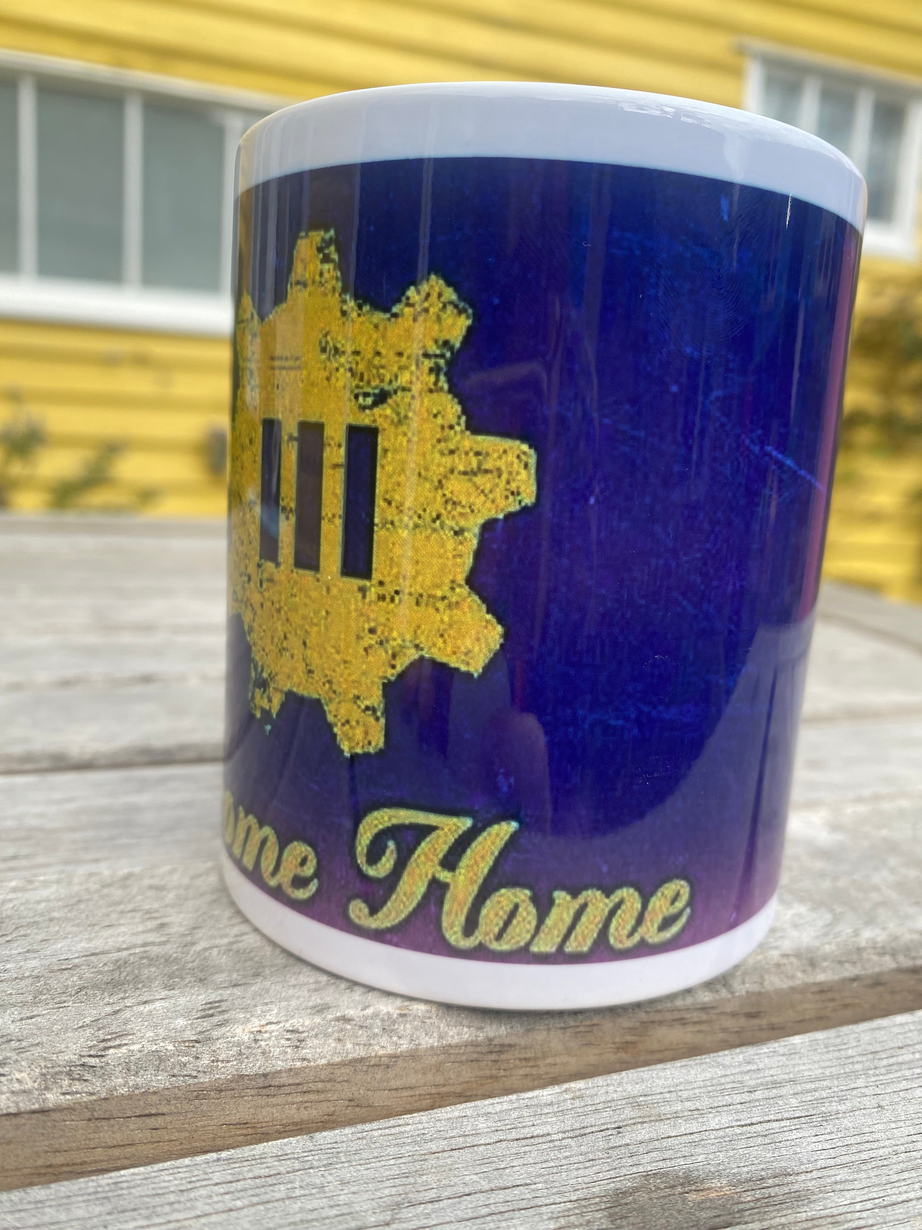 Welcome Home ~ Gamer mug quote (9oz/ 250ml)