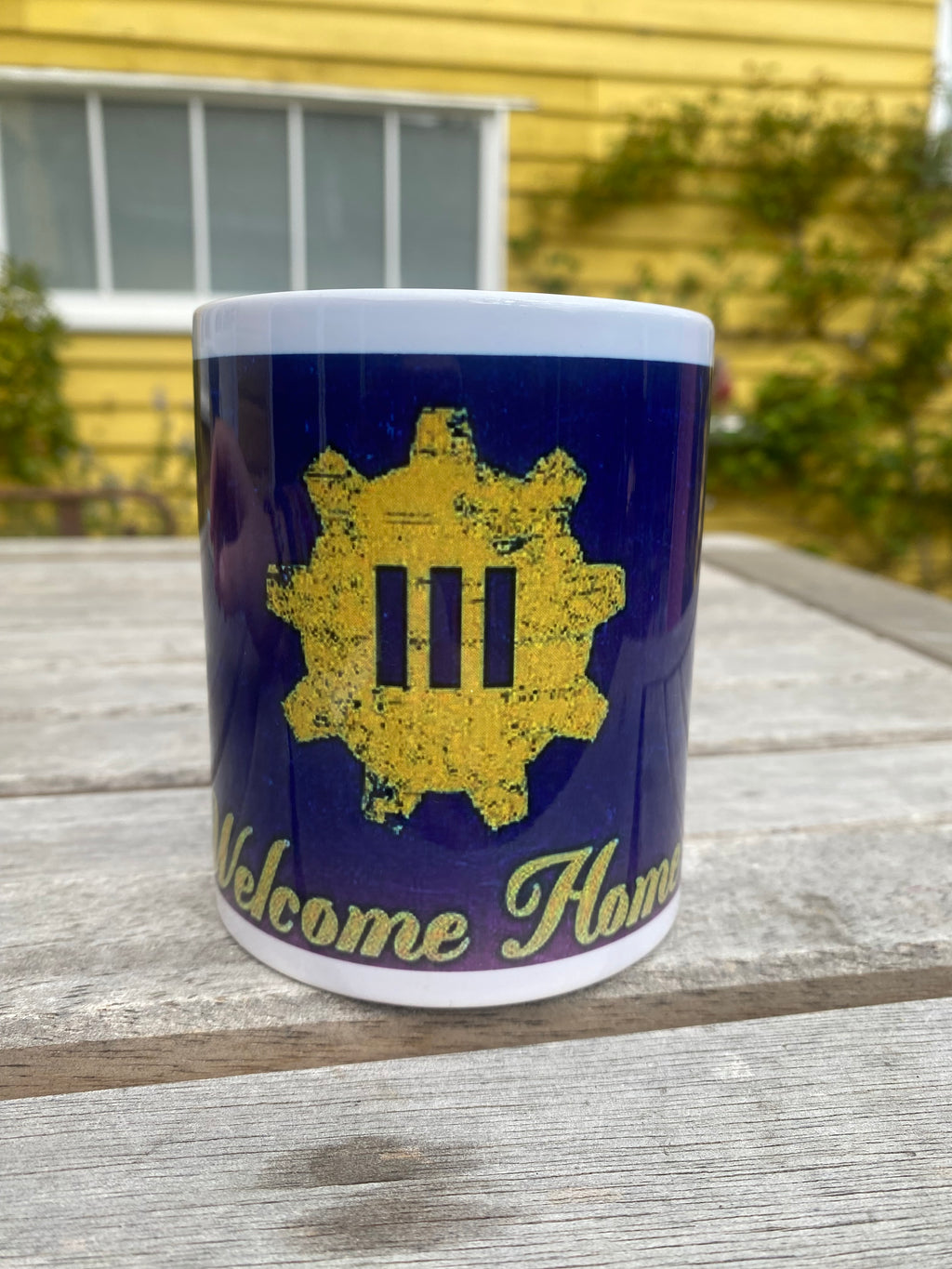 Welcome Home ~ Gamer mug quote (9oz/ 250ml)