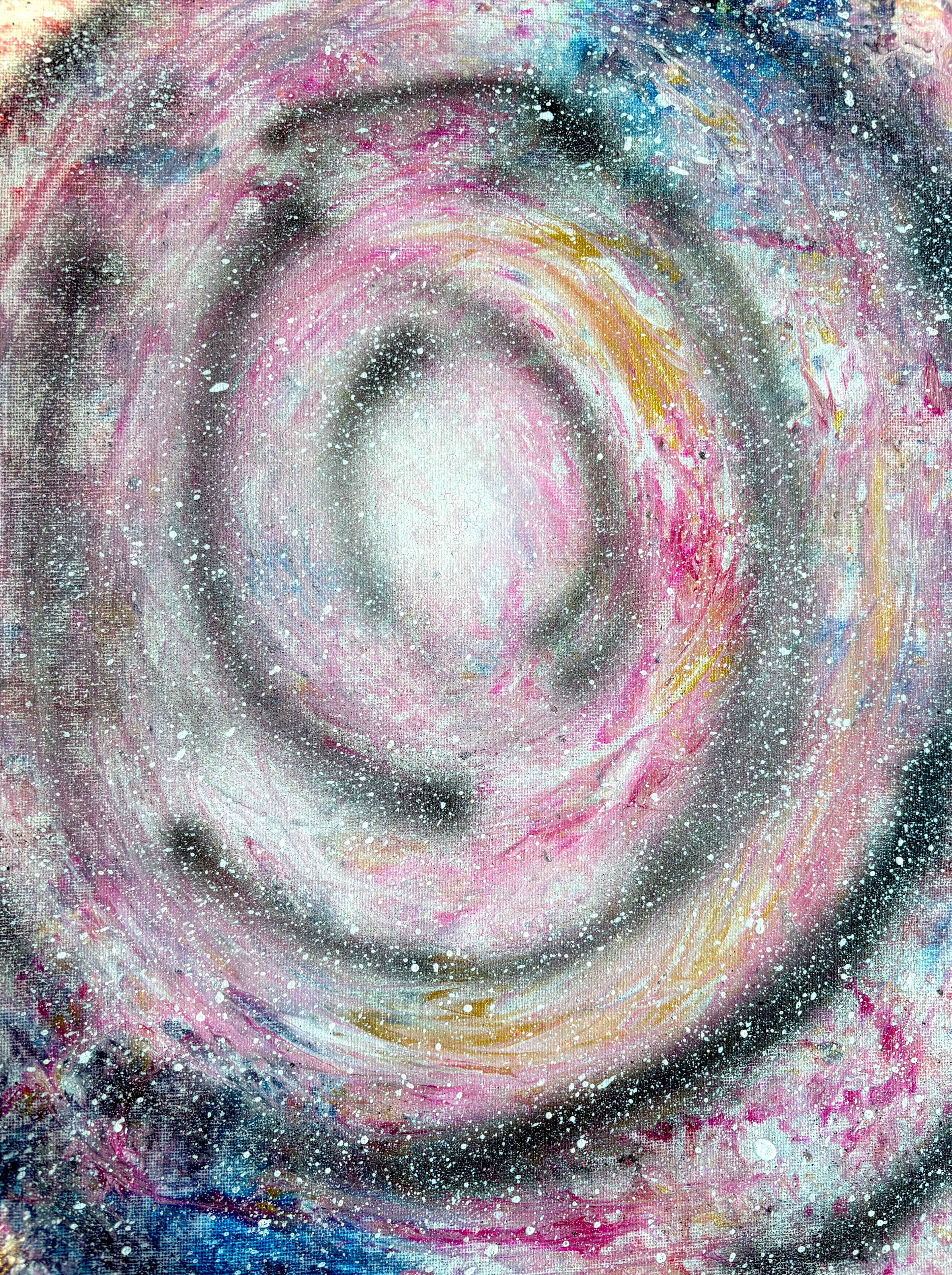 Galaxy central - Original Acrylic painting 40 x 30cm