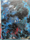 Cosmic Multicolour spacescape - Original Acrylic Abstract painting 40 x 50 cm