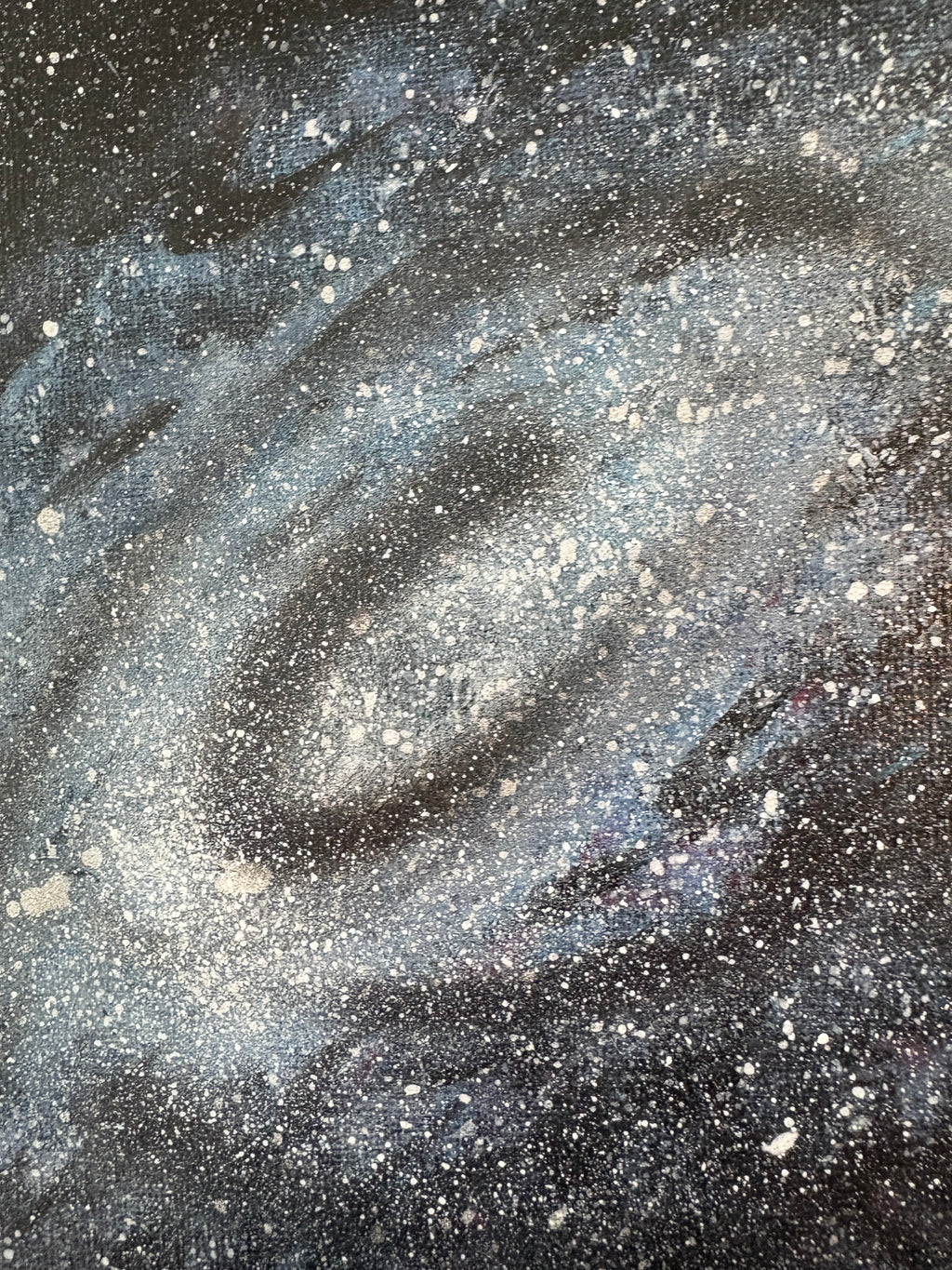Galaxies - 4 Spacescapes - Original Acrylic painting - 20 x 20 cm