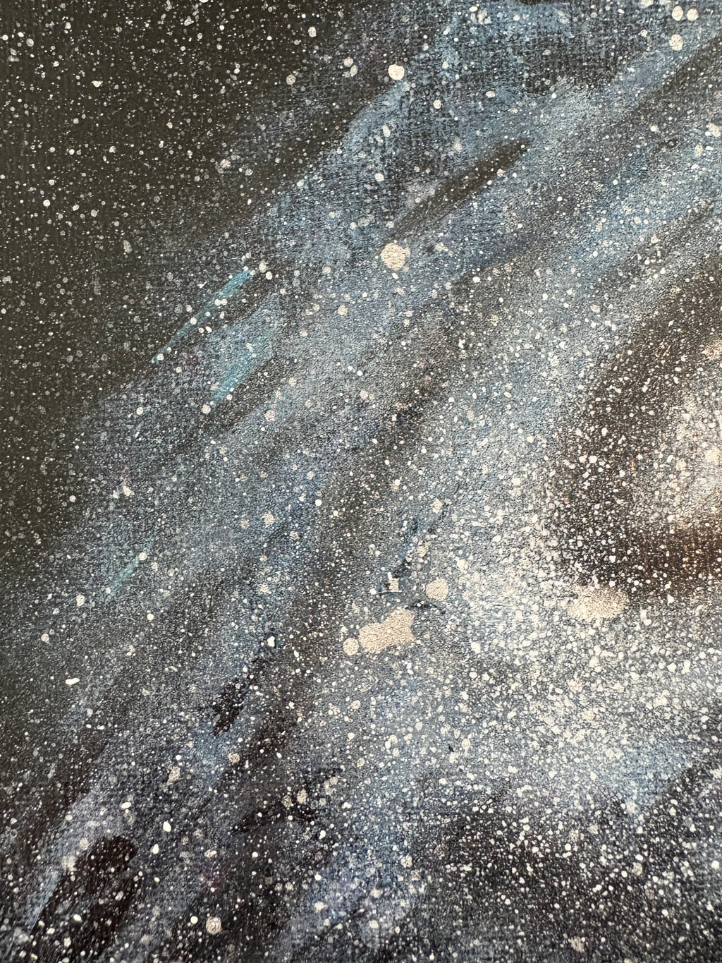 Galaxies - 4 Spacescapes - Original Acrylic painting - 20 x 20 cm