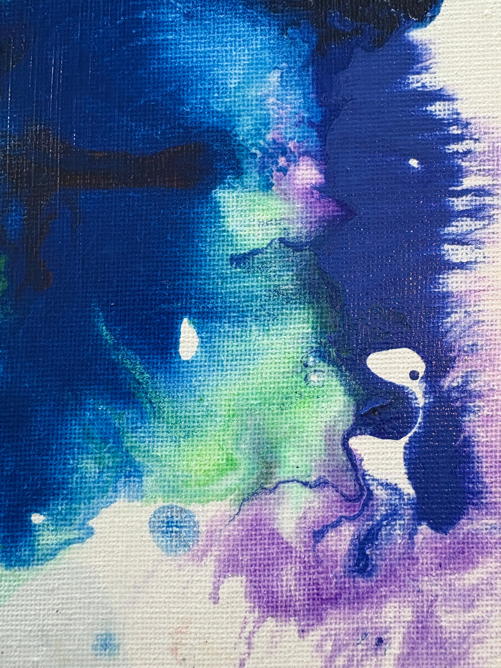 Playful joyous multicolours - a pair of original Acrylic Abstract paintings 40 x 30 cm