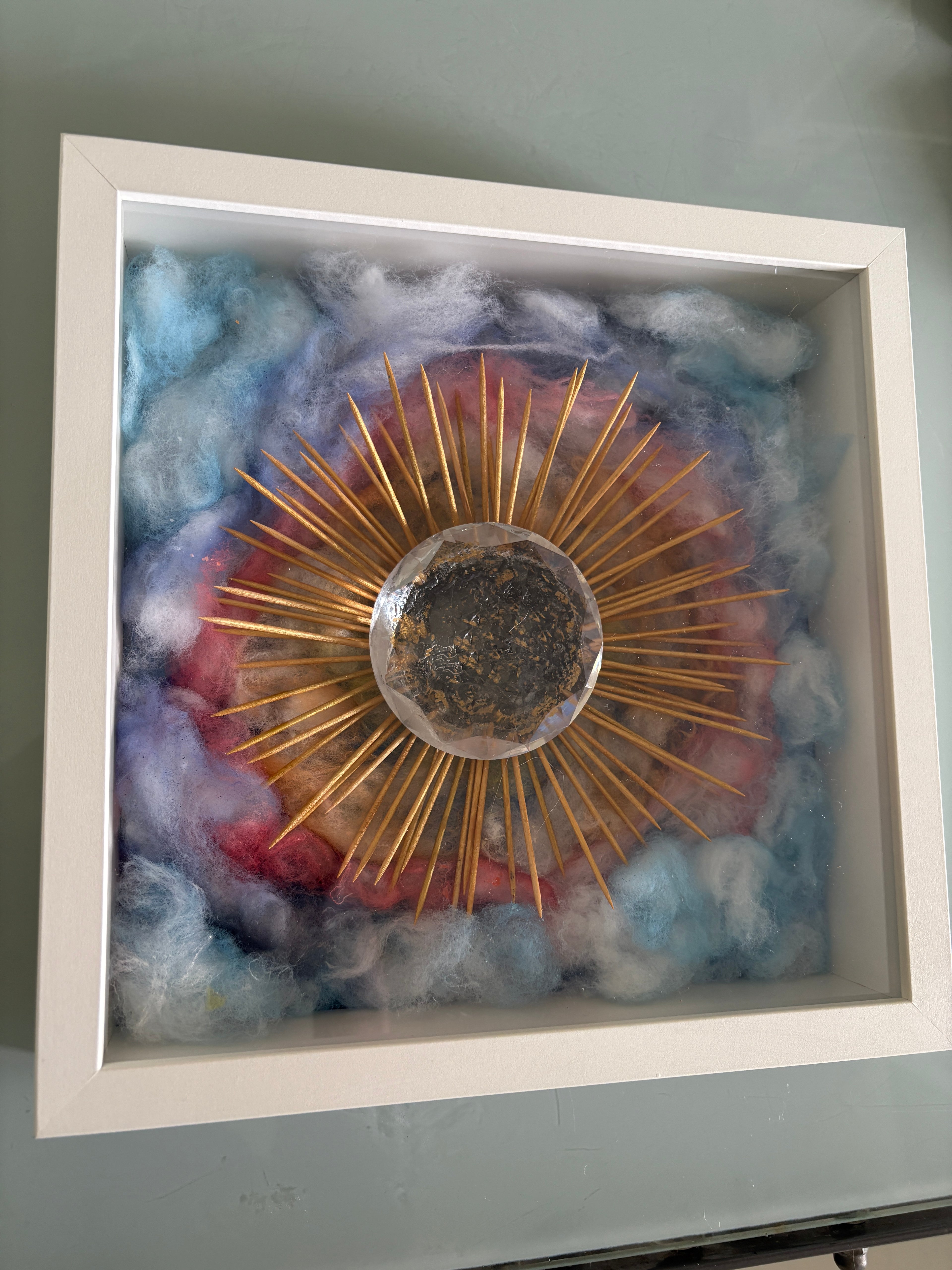Shadow Box - mystery 2 - Diamond - box frame - 27 x 27 x 6 cm