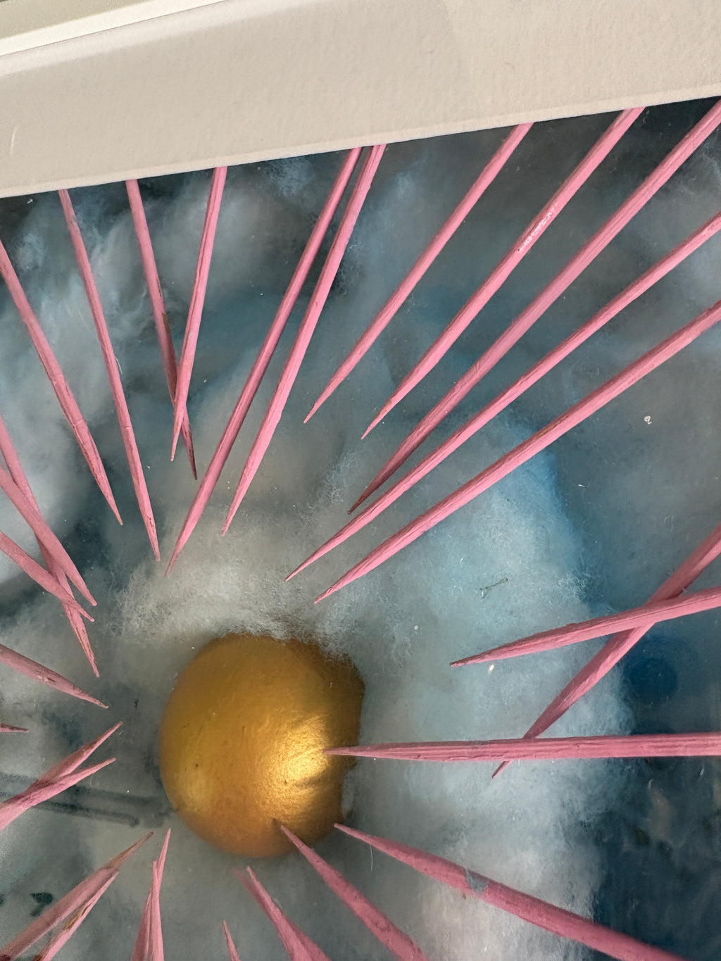 Shadow Box - Mystery 1 - Sky egg - box frame - 37 x 37 x 6 cm