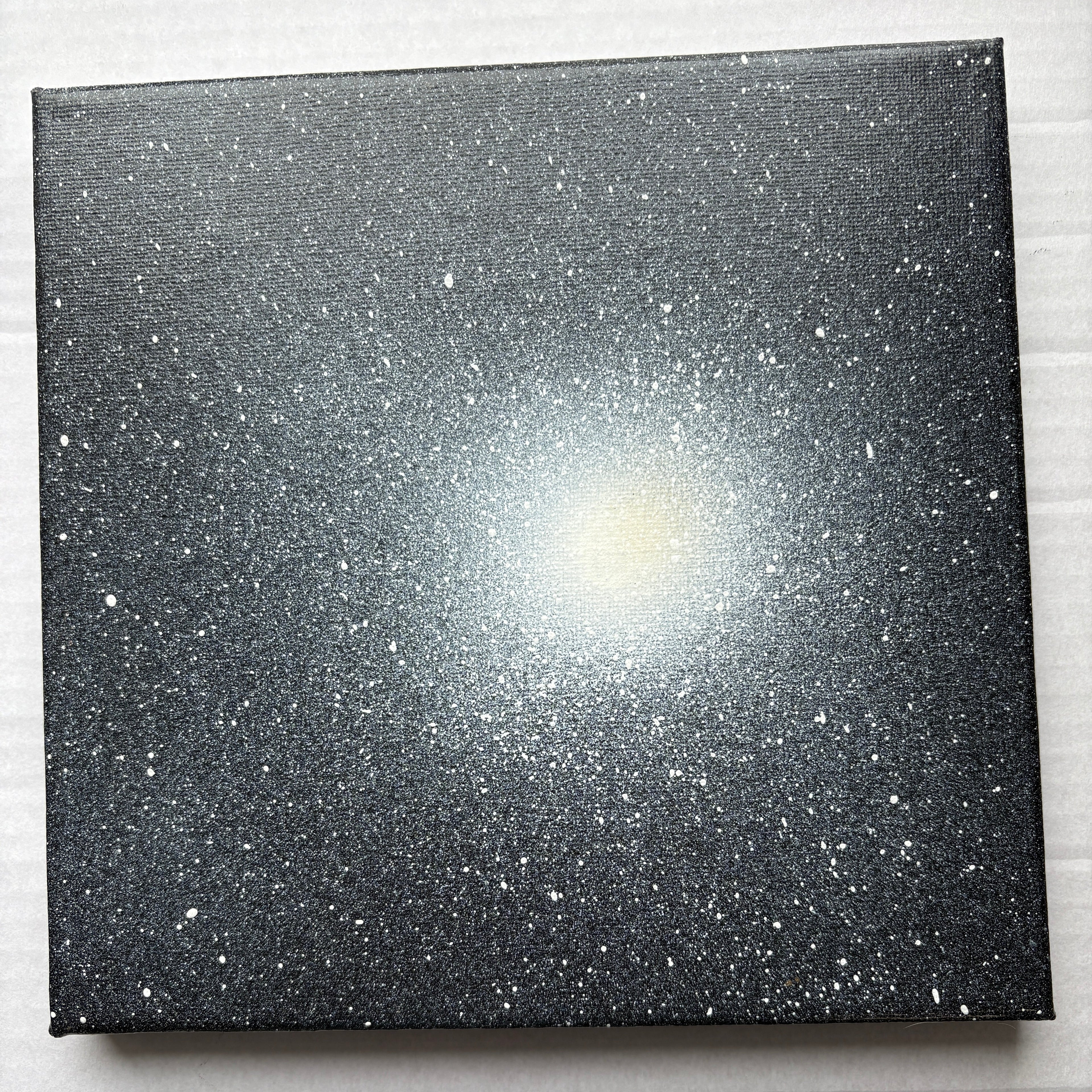 Galaxies - 4 Spacescapes - Original Acrylic painting - 20 x 20 cm
