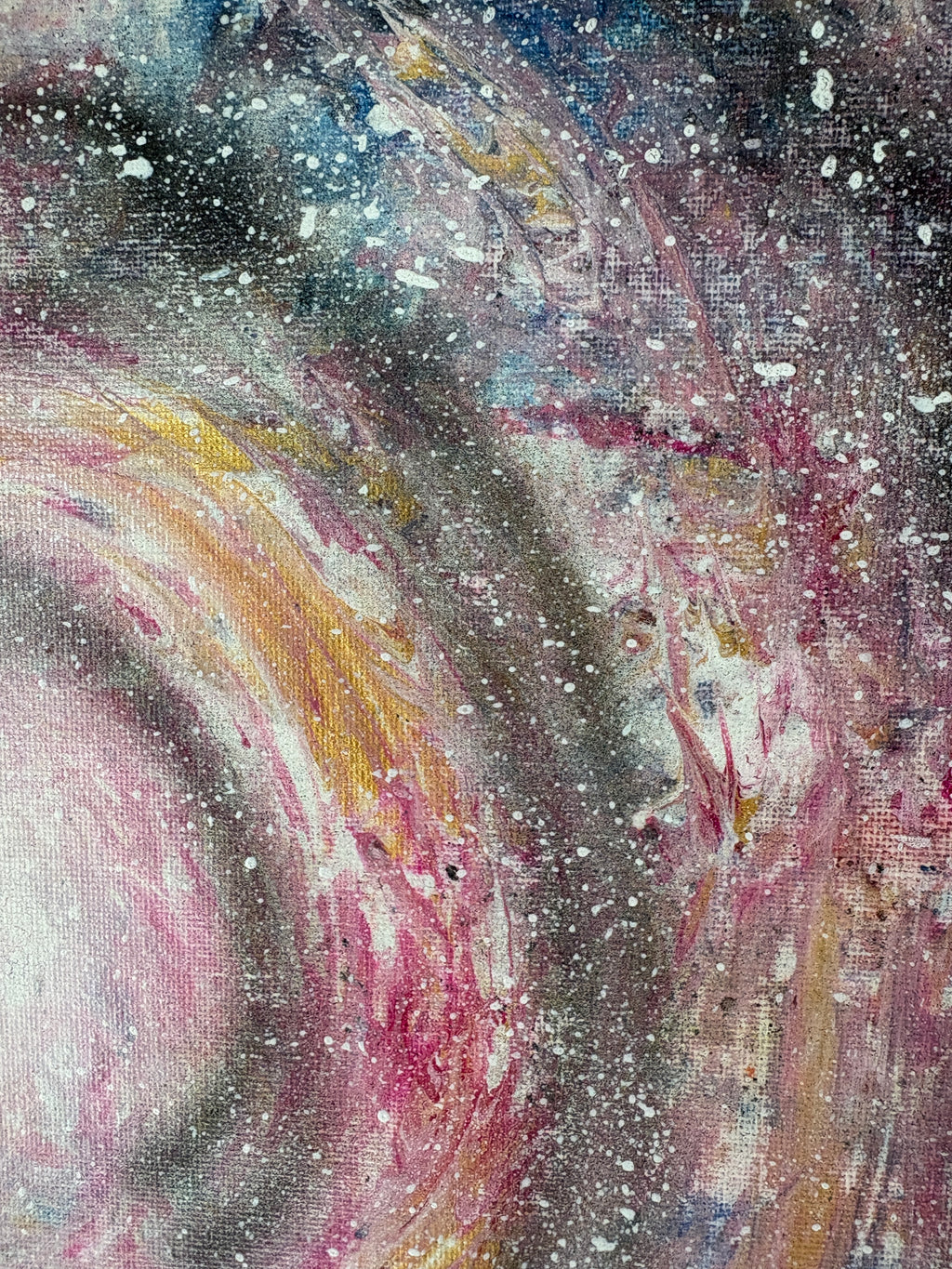 Galaxy central - Original Acrylic painting 40 x 30cm