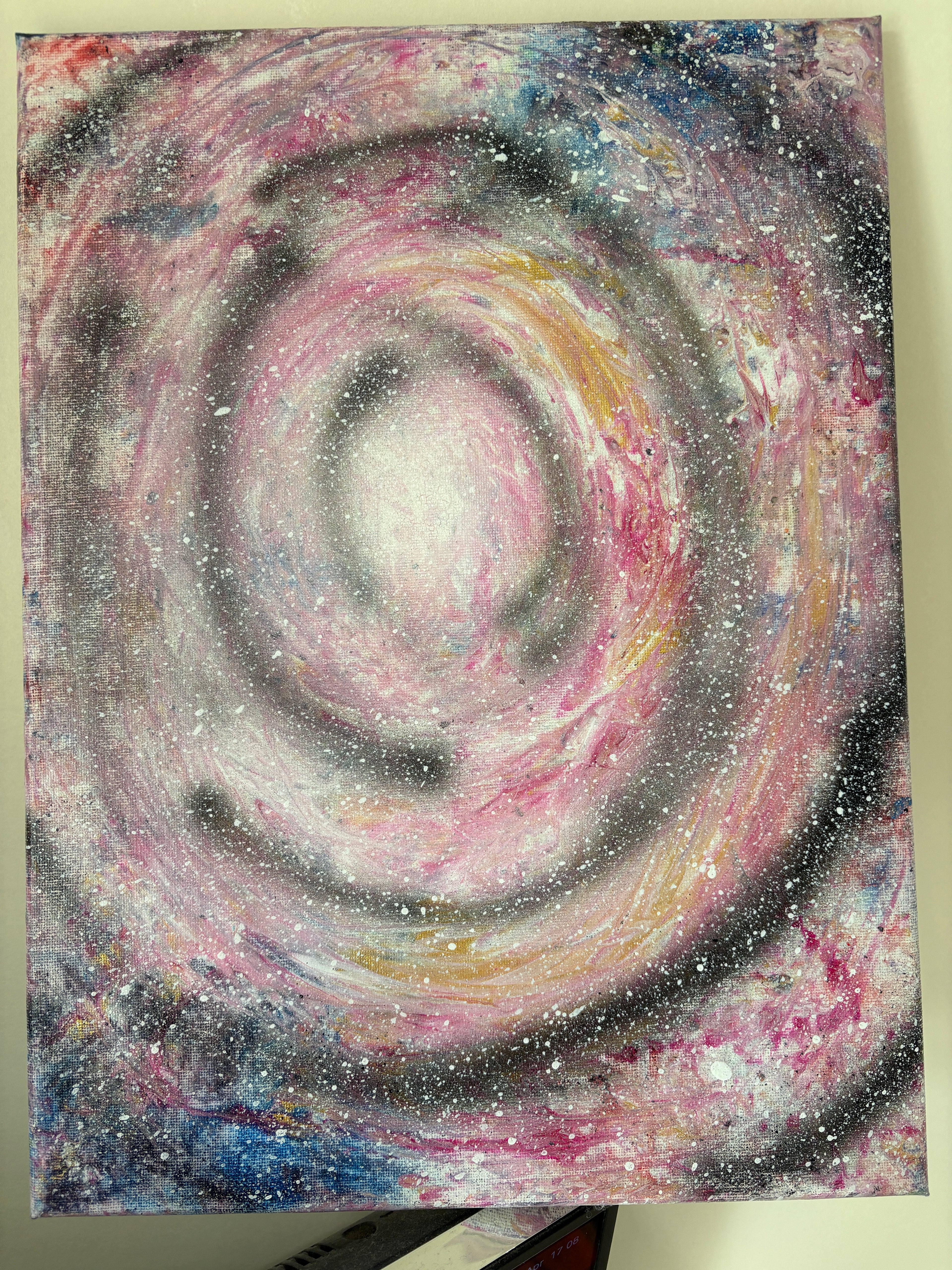 Galaxy central - Original Acrylic painting 40 x 30cm