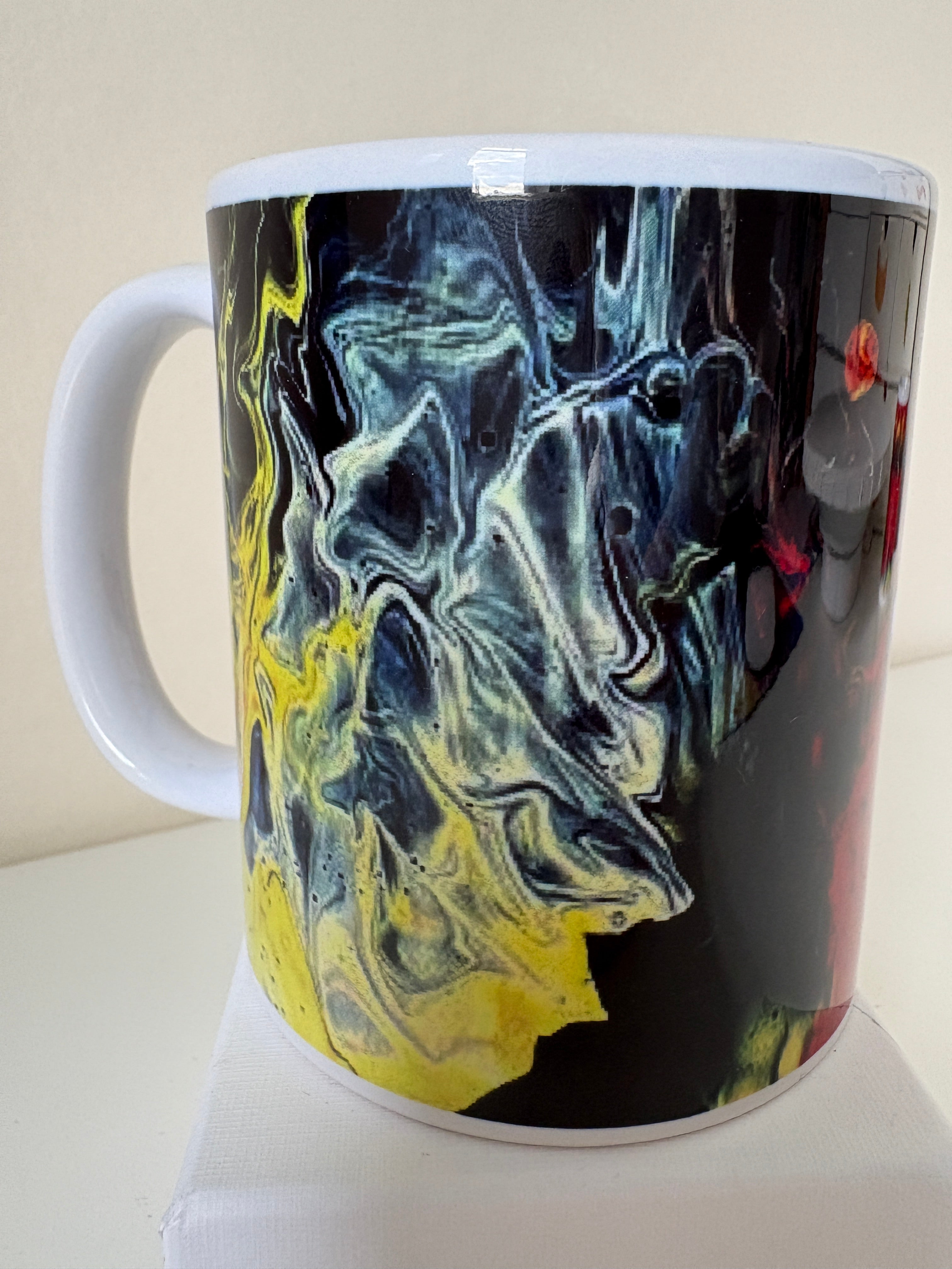 Super Nova Splash - Original Painting, acrylic paint pour - 40.6cm x 61 cm