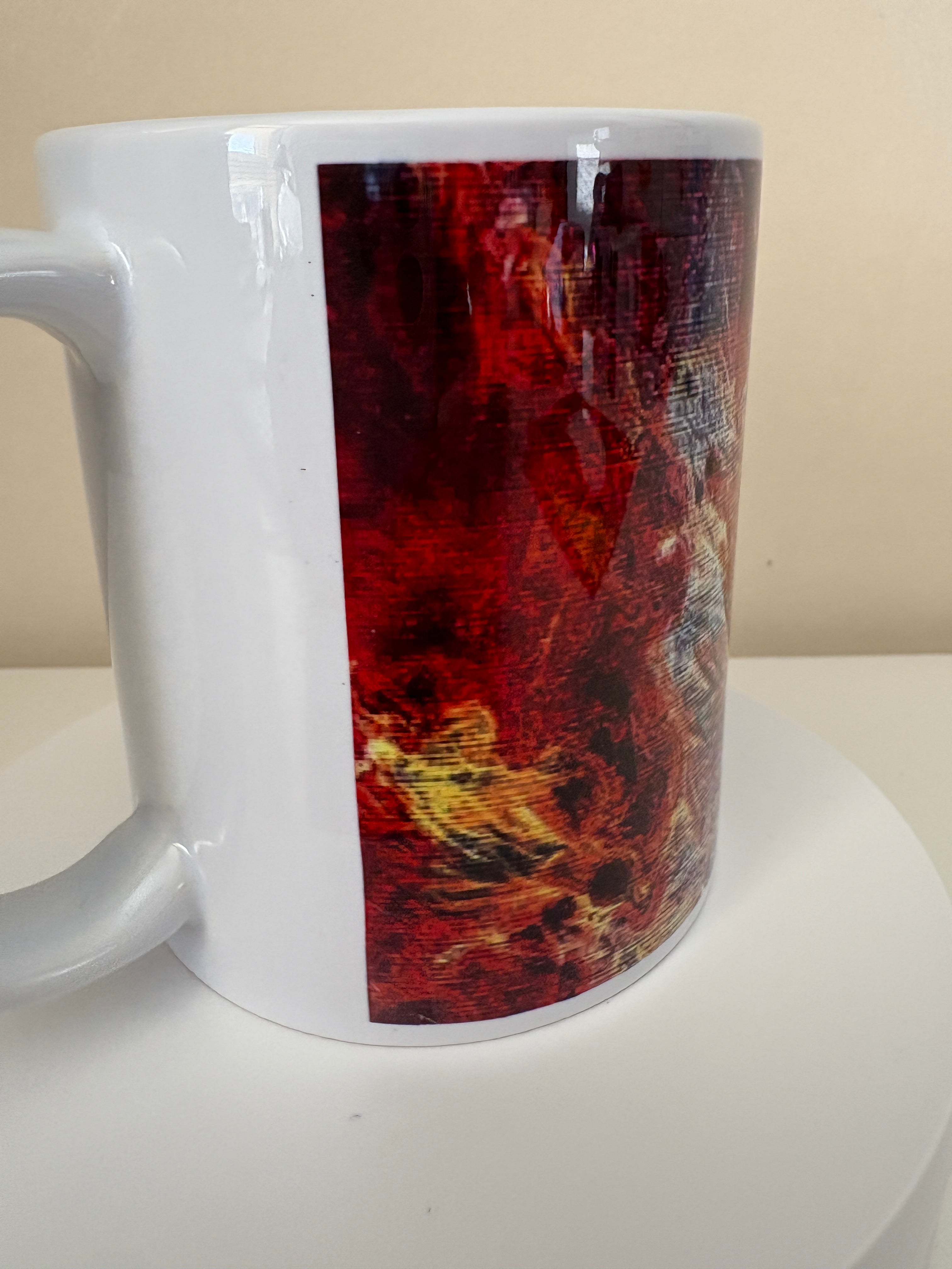 Abstract Art single Mug (9oz/250ml) Bright original design 1