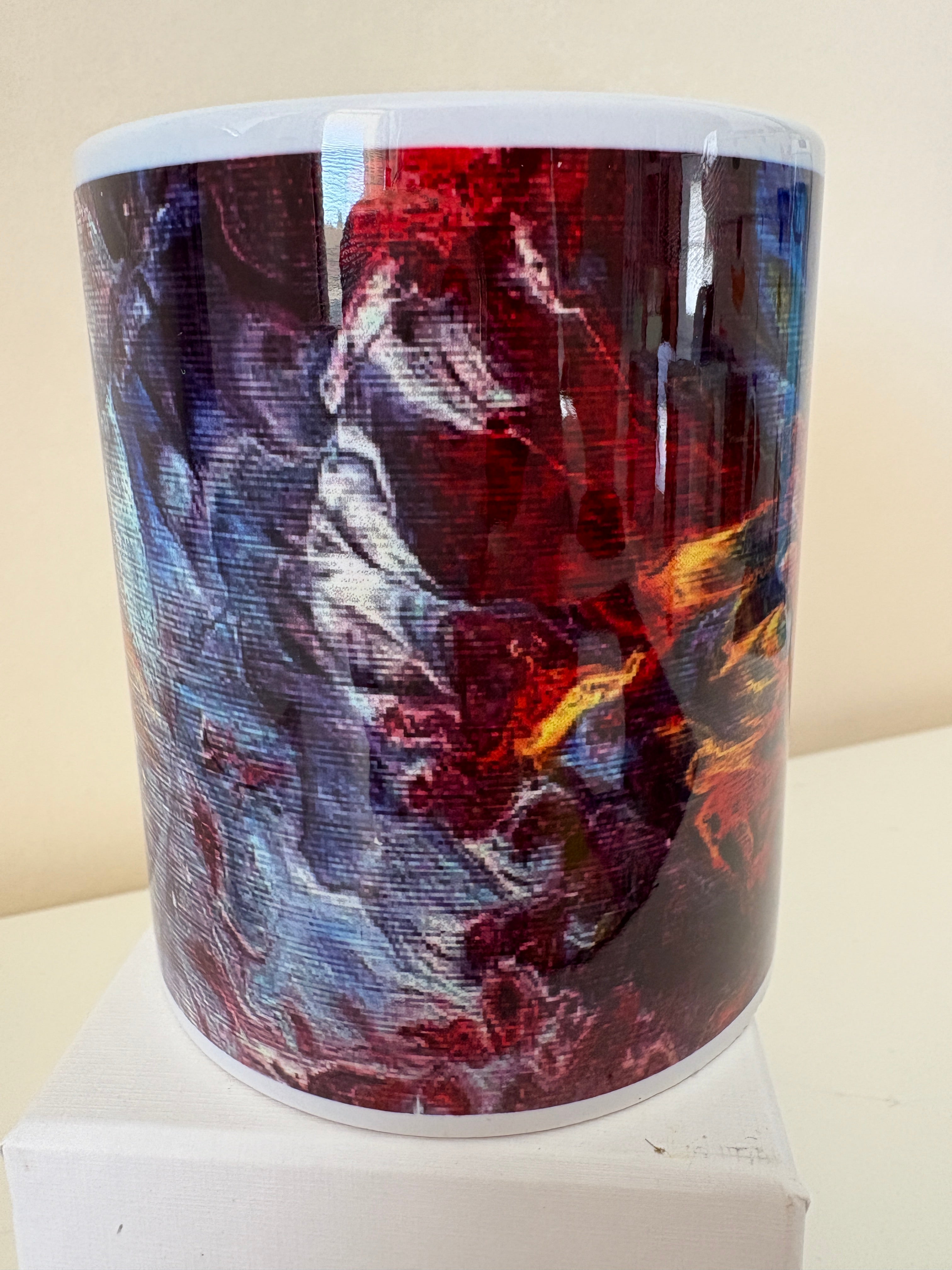 Abstract Art single Mug (9oz/250ml) Bright original design 2