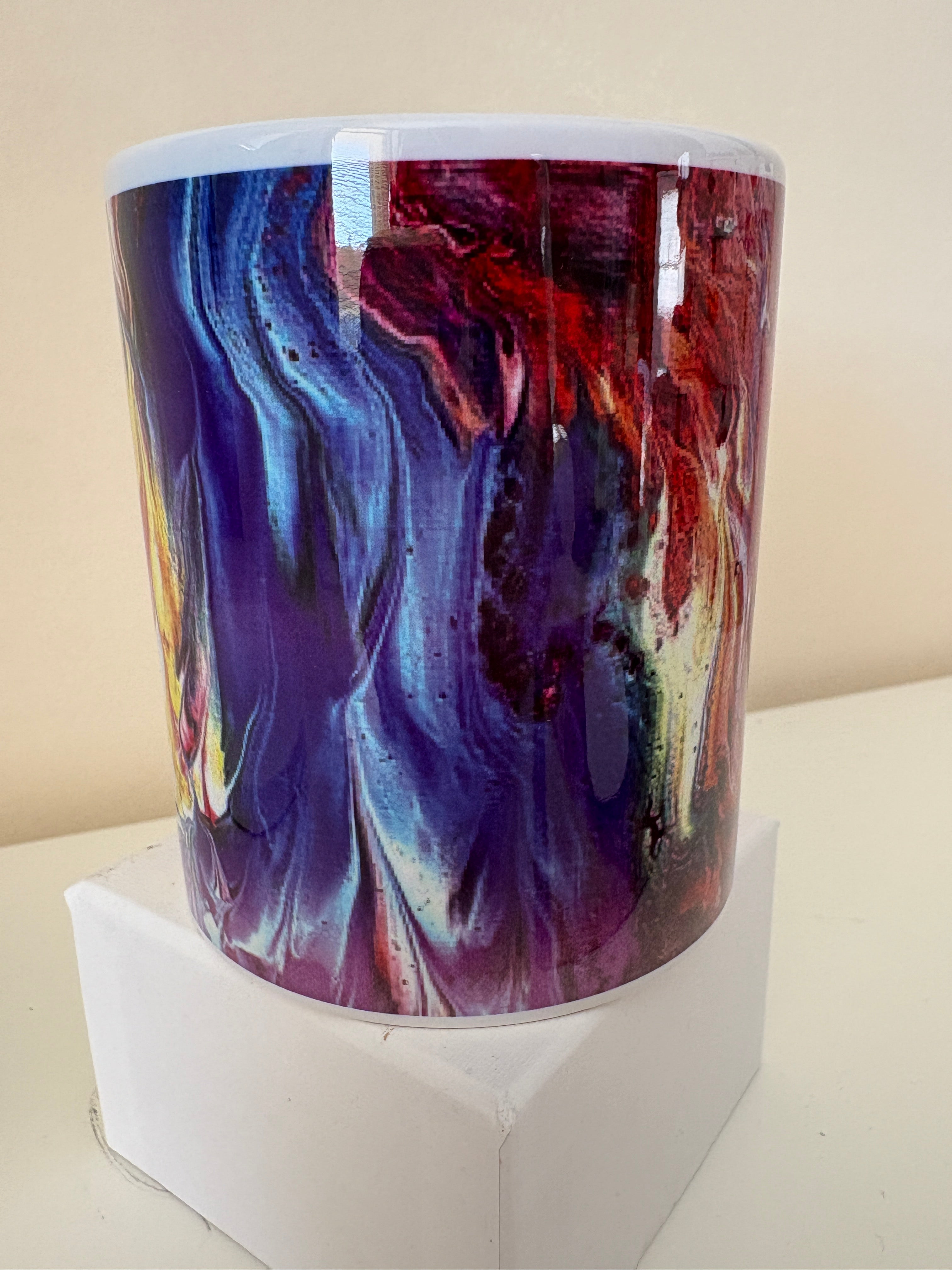 Abstract Art single Mug (9oz/250ml) Bright original design 5
