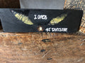 Wood‑Hand‑Painted Bookmark – “I Open at the Close” (Harry Potter Inspired)
