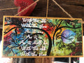 “With the Ebb, With the Flow” Swirly Hand Painted Plaque