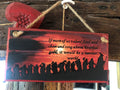 Hand‑Painted Wooden Plaque – “Food, Cheer & Song” The Hobbit inspired (6x3")