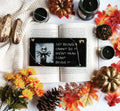 “Just Because I Cannot See It” Hand-Painted Nightmare Before Christmas Plaque