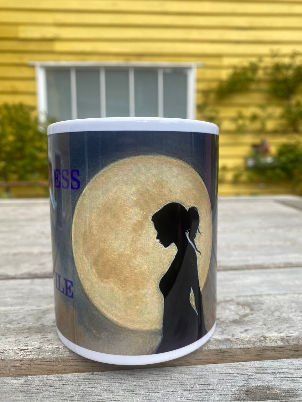 Inspirational Abstract Art Mug, Spirituality Quote, Motivational Gift (9oz) "Stillness is Fertile"