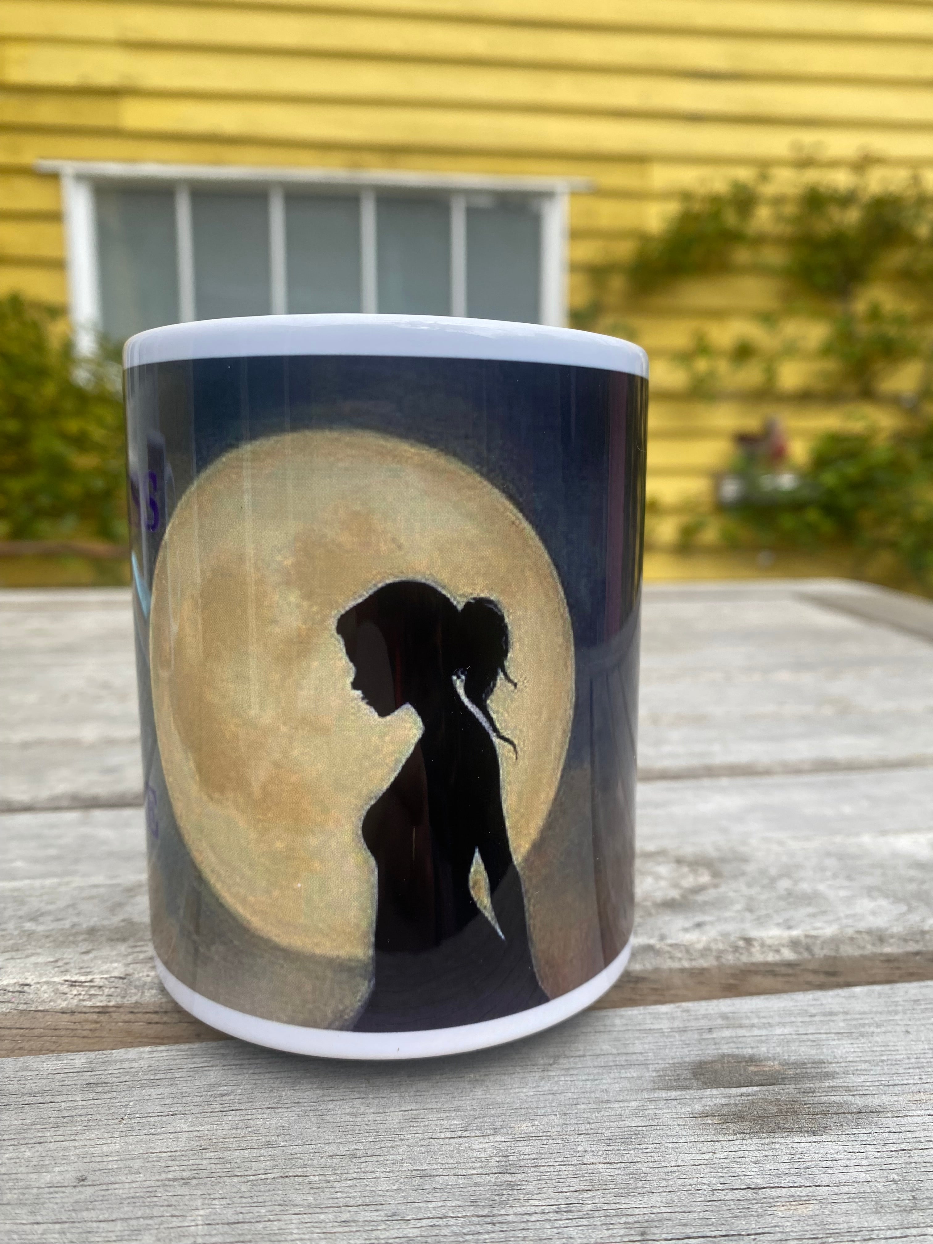 Inspirational Abstract Art Mug, Spirituality Quote, Motivational Gift (9oz) "Stillness is Fertile"