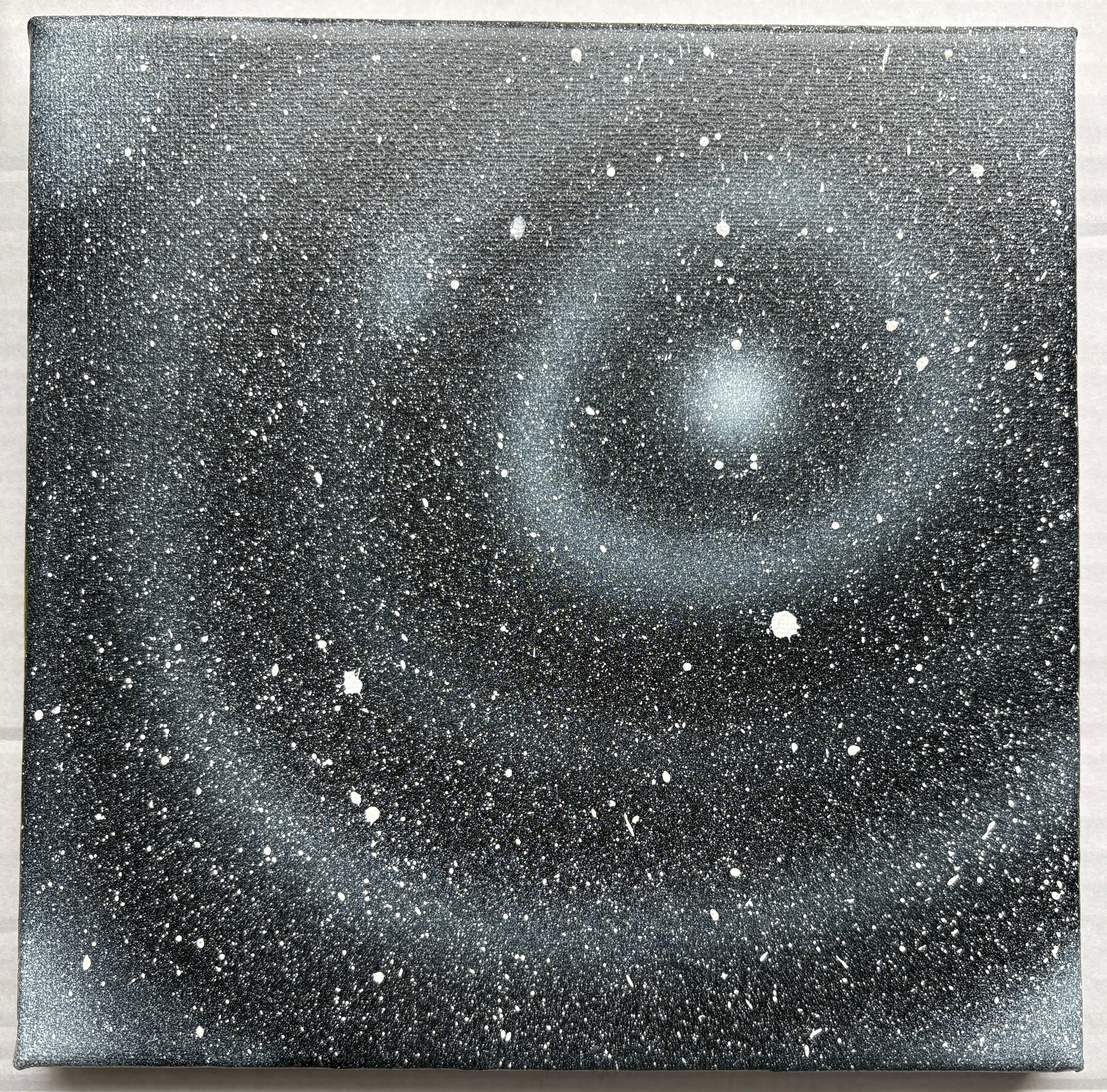 Galaxies - 4 Spacescapes - Original Acrylic painting - 20 x 20 cm