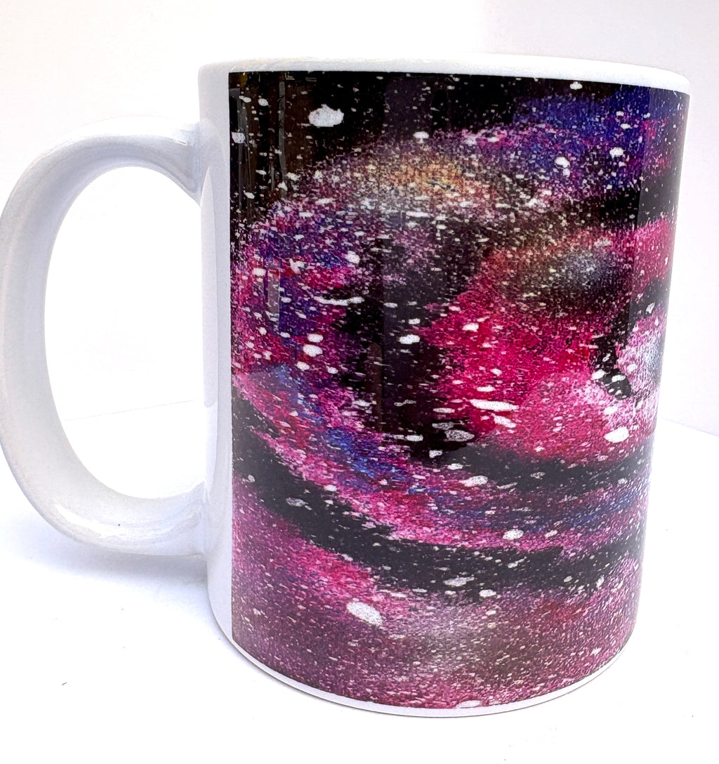 Galaxies - 4 Spacescapes - Original Acrylic painting - 20 x 20 cm