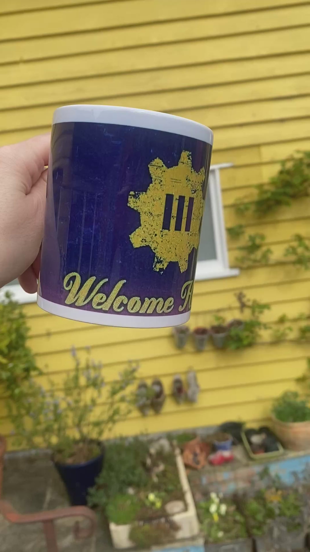 Welcome Home ~ Gamer mug quote (9oz/ 250ml)