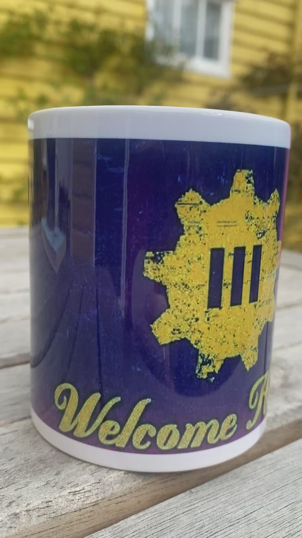 Welcome Home ~ Gamer mug quote (9oz/ 250ml)