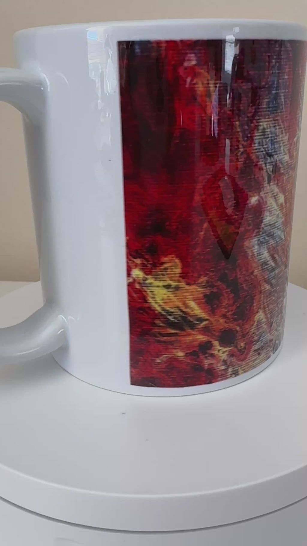 Abstract Art single Mug (9oz/250ml) Bright original design 2