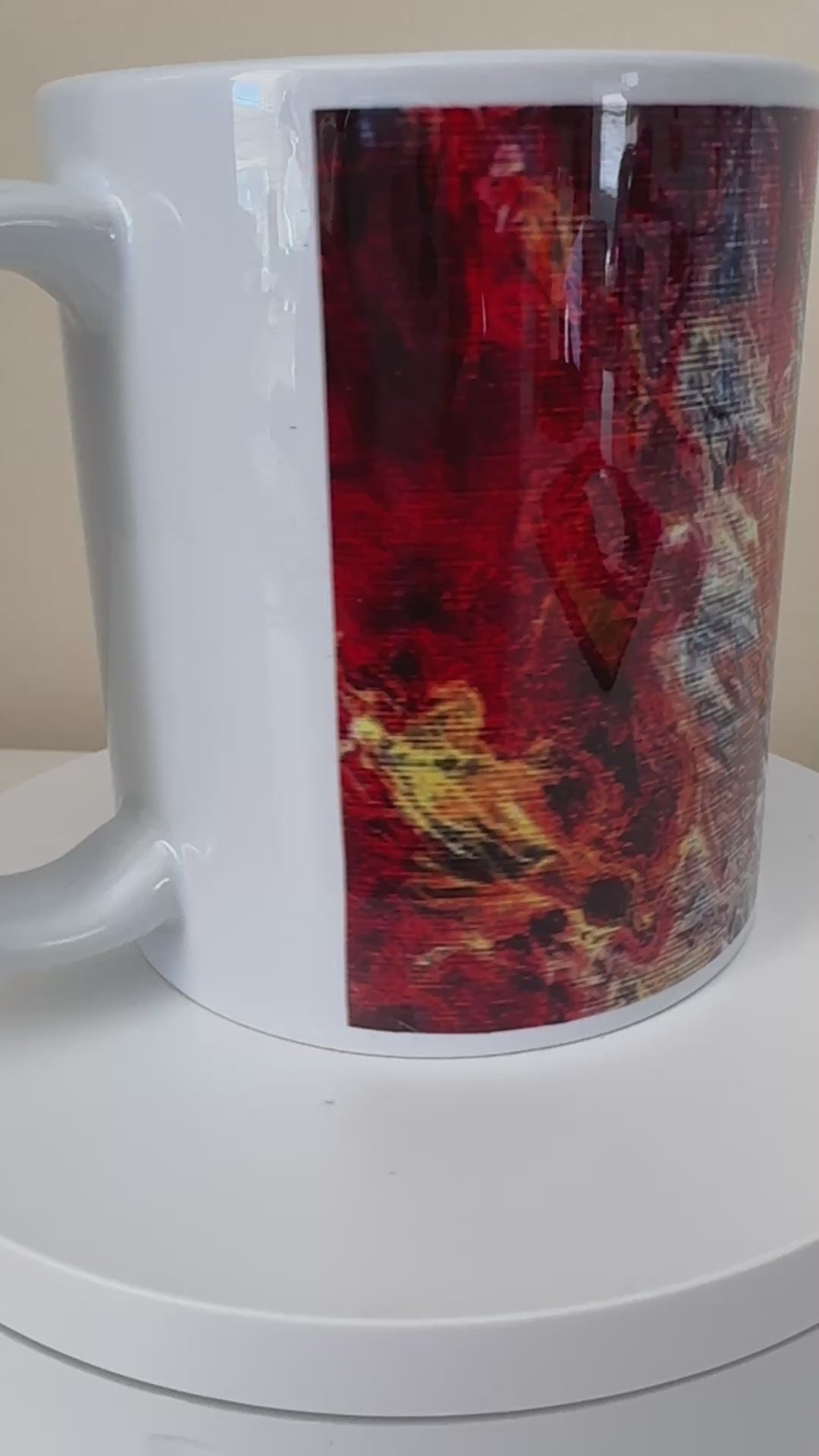 Abstract Art single Mug (9oz/250ml) Bright original design 2
