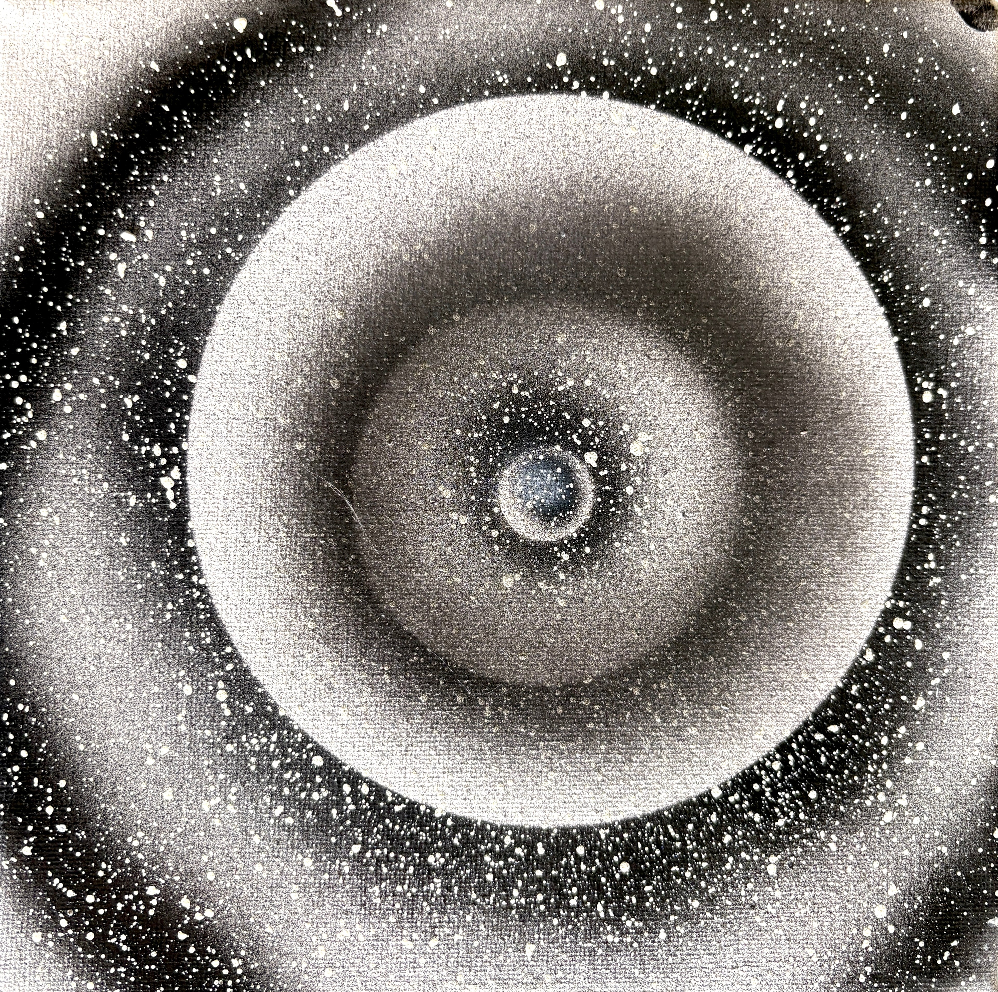 Space Warping - a set of 8 small space paintings 20 x 20cm