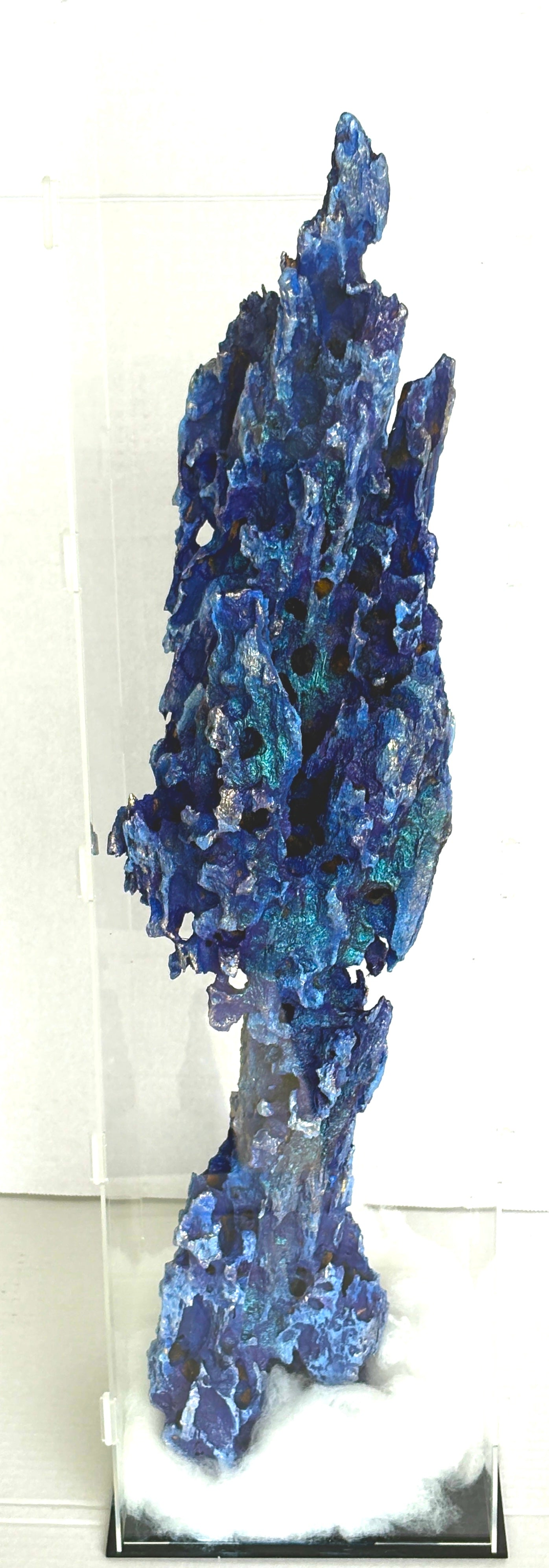 Mysterious 'Alien Object' Sculpture - in display case 60 x 17 x 17cm